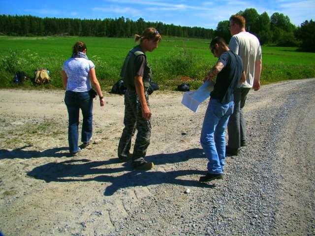 Baby na rowerach - czyli polowanie na Fińczyka.