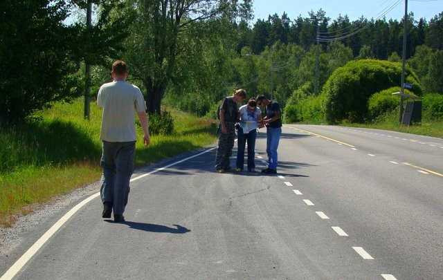Baby na rowerach - czyli polowanie na Fińczyka.