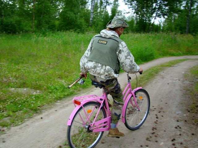 Baby na rowerach - czyli polowanie na Fińczyka.