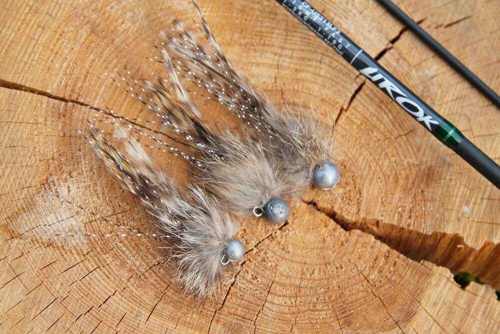 łowienie pstrągów na jigi