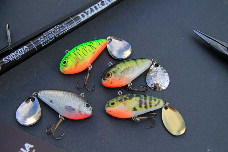 wirujący ogonek na okonia