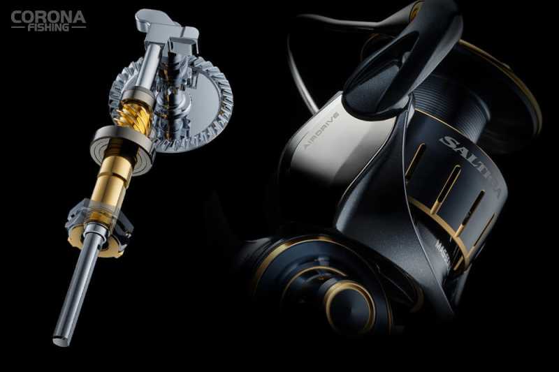 mechanizm kołowrotka daiwa saltiga