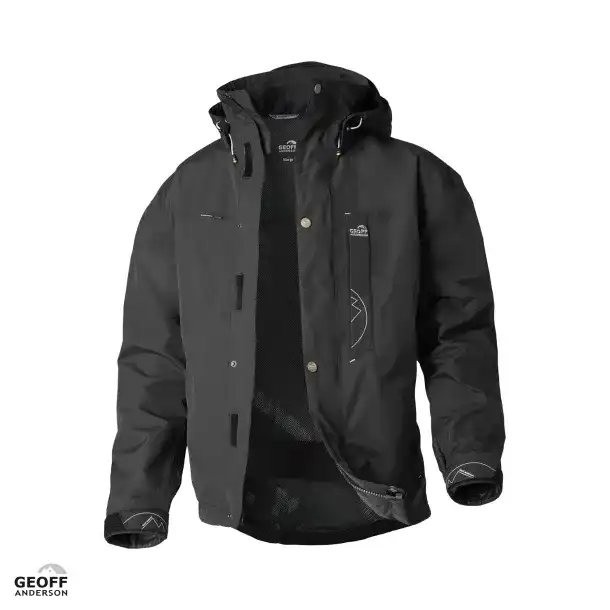 Dozer Basis Black – wodoodporna kurtka wędkarska