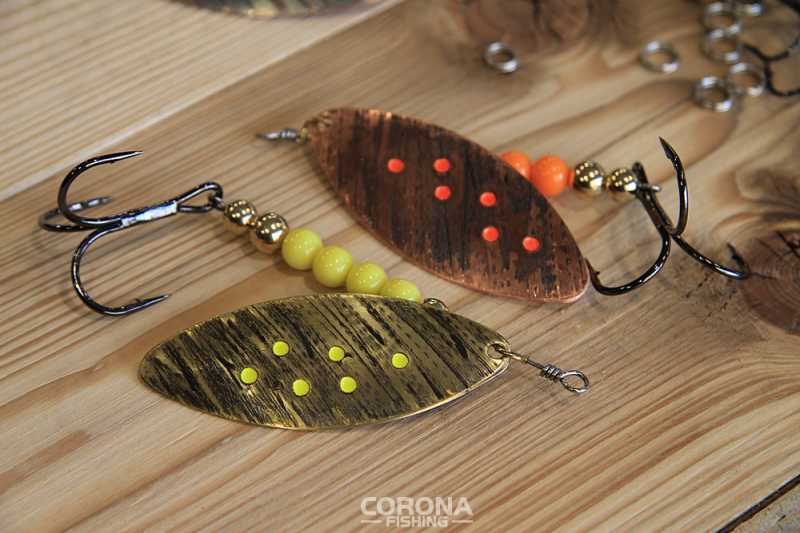 duże błystki obrotówki na szczpaka