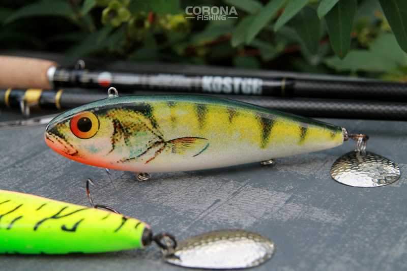 duży wirujący ogonek hand made