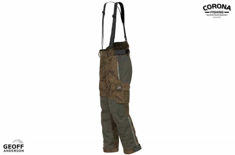 Geoff Anderson Urus 6 Trousers Wodoodporne spodnie wędkarskie na szelkach