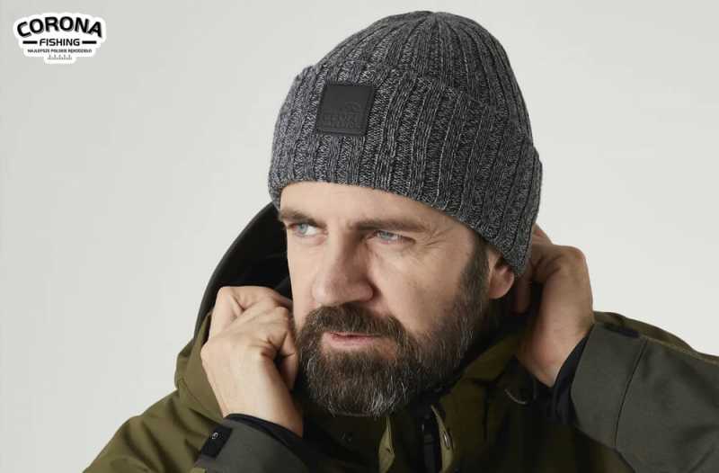 ciepła czapka Geoff Anderson Wizwool Njal Gray