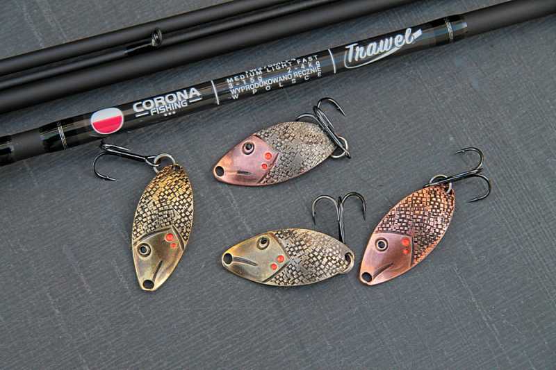 Małe Ciężkie wahadłówki na pstrąga