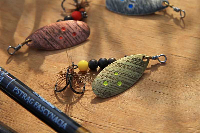 błystki na pstrąga hand made