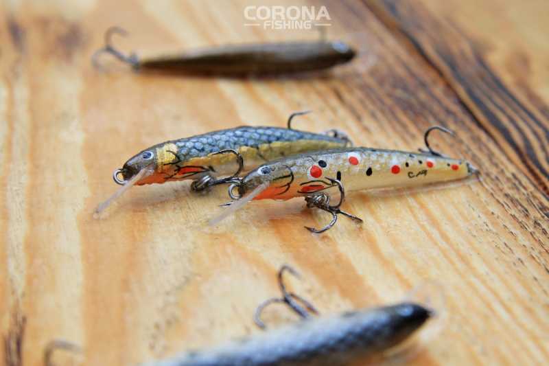woblerki pstrągowe rękodzieło