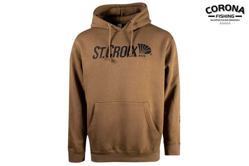 St. Croix Brown Logo Hood