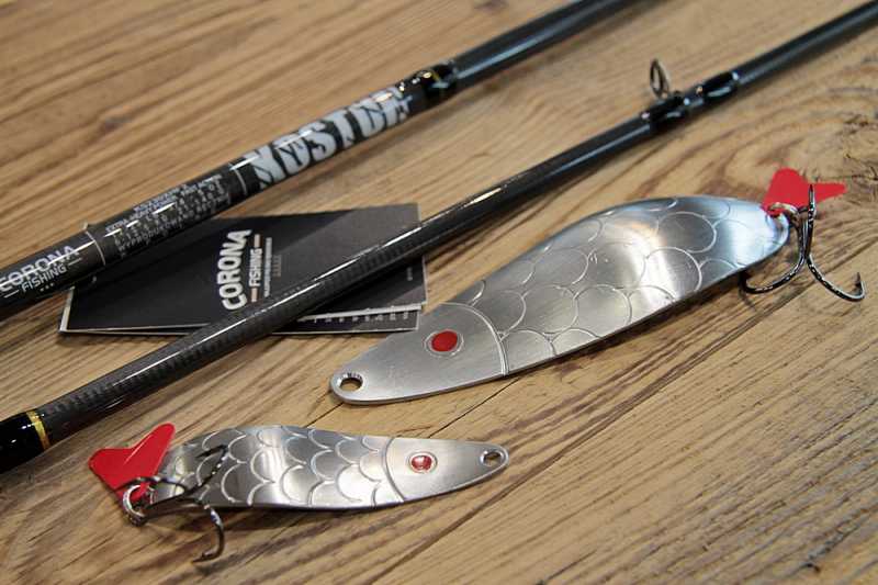 błystki wahadłowe ze stali nierdzewnej