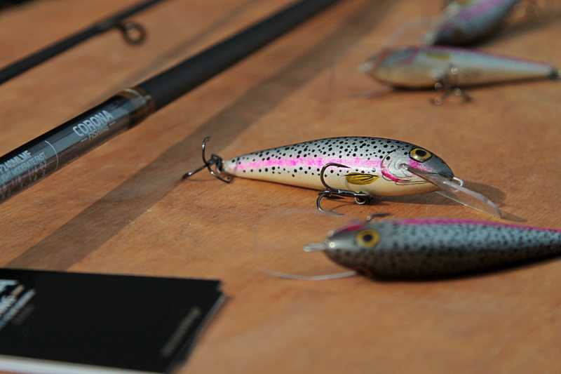wobler pstrąg tęczowy ręcznie robiony