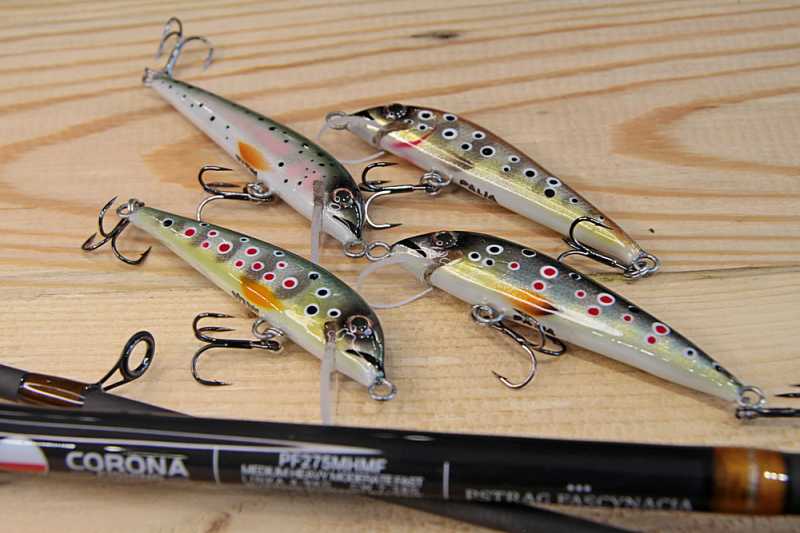 woblery pstrągowe hand made