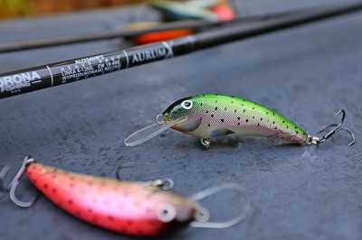 trucha fario wobler trociowy